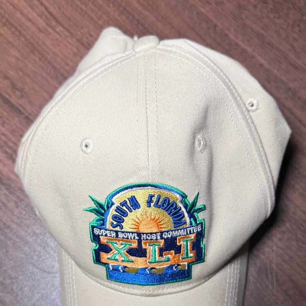 Vintage 2007 Super Bowl XLI Host Committee Hat Miami Dolphins - Picture 9 of 10